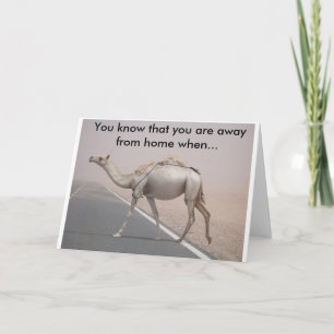 Kamel c feiertagskarte