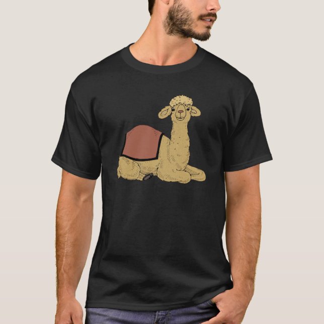 Kamel Dromedar camel dromedary T-Shirt (Vorderseite)