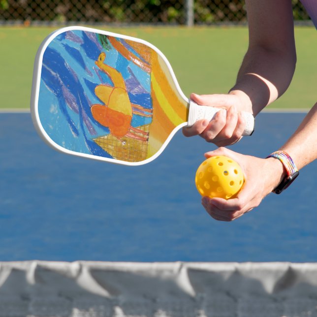 Kamel in Pyramiden Pickleball Schläger (InSitu)