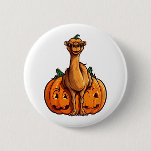 Kamel Kürbis Faul Halloween Party Kostüm Kinder Button