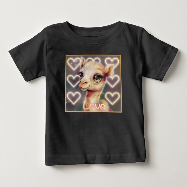 Kamel liebe  baby t-shirt (Vorderseite)