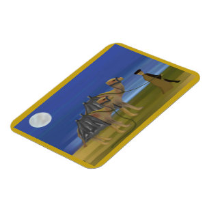 Kamel-Wohnwagen-Prämien-Magnet Magnet