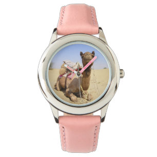 Kamel Wüste Naher Osten Frieden Liebe Natur Schick Armbanduhr