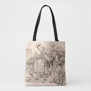 Kamele, die in Kostümen verkleidet sind Tasche