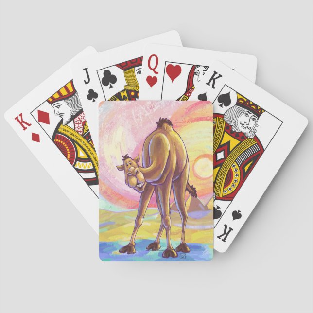 Kamelgeschenke und Zubehör Spielkarten (Rückseite)