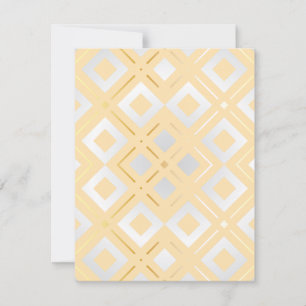 Kamelias geometrisches Muster 8 Mitteilungskarte