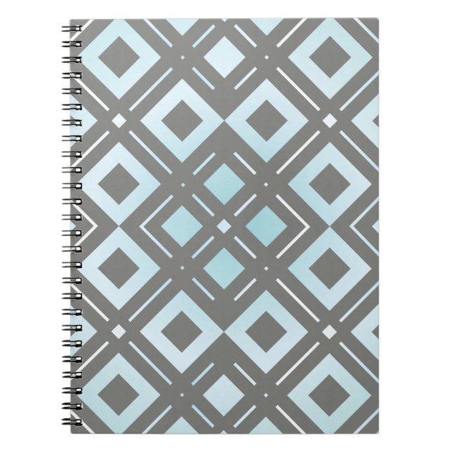Kamelias geometrisches Muster 9 Notizblock (Vorderseite)