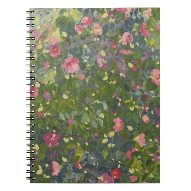 Kamelie in Blume 2014 Notizblock (Vorderseite)