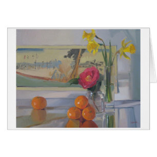 Kamelie Japonica - Kunst-Karte, leer