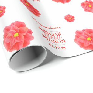 Kamelien-Blume Geschenkpapier