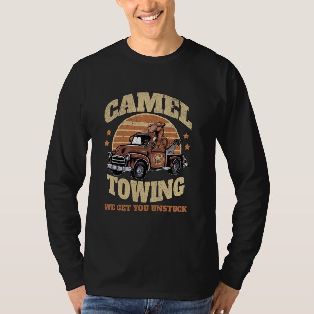 Kamelschleppen ungeeigneter Spaß Erwachsene Humor  T-Shirt (Vorderseite)