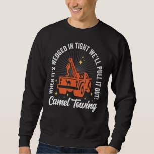 Kamelschleuder, wenn es in Schach eingekeilt ist,  Sweatshirt