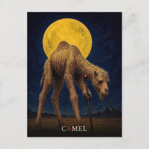 Kamelstock gotische Surrealität Postkarte