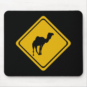 Kamelstraßenzeichen Mousepad