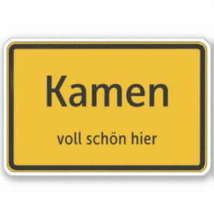Kamen Aufkleber Sticker Autoaufkleber