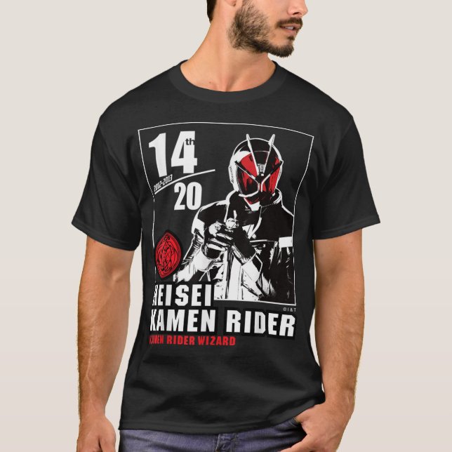 Kamen Rider Wizard Heisei Rider Jubiläum T-Shirt (Vorderseite)
