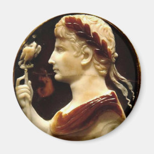 Kameo des römischen Kaisers Octavian Augustus Loth Magnet