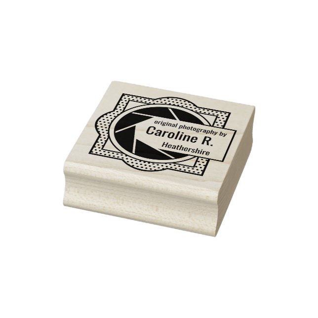 Kamera-Bild Personalisiert Fotograf-Briefmarke Gummistempel (Stempel)