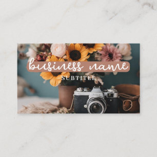 Kamera + Blume Visitenkarte