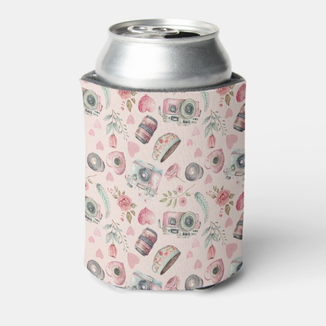 Kamera floral dosenkühler (Kanne Rückseite)