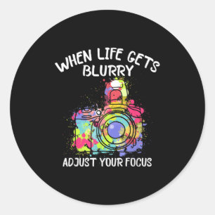 Kamera Fotogray Lover Fotograf Motivational Runder Aufkleber