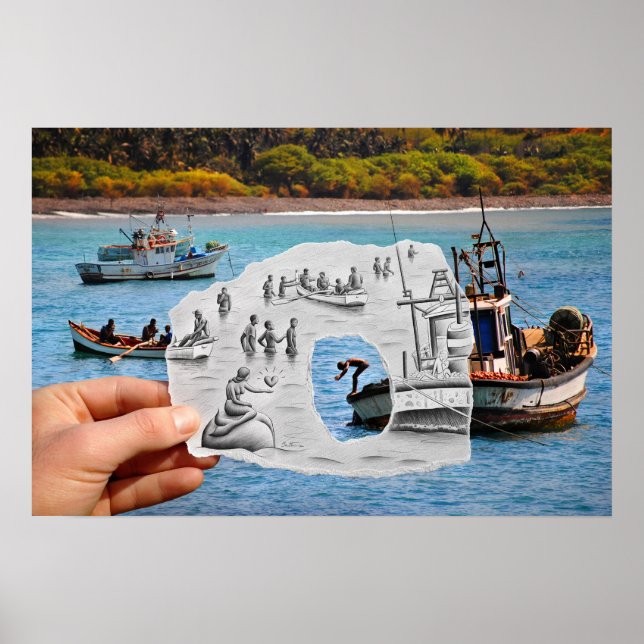 Kamera für Stift Vs - Meerjungfrau Poster (Vorne)