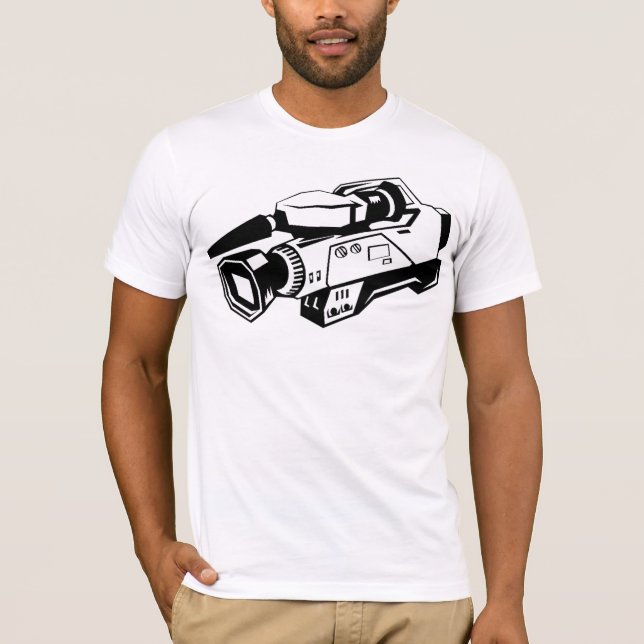 Kamera-Grafik T-Shirt (Vorderseite)