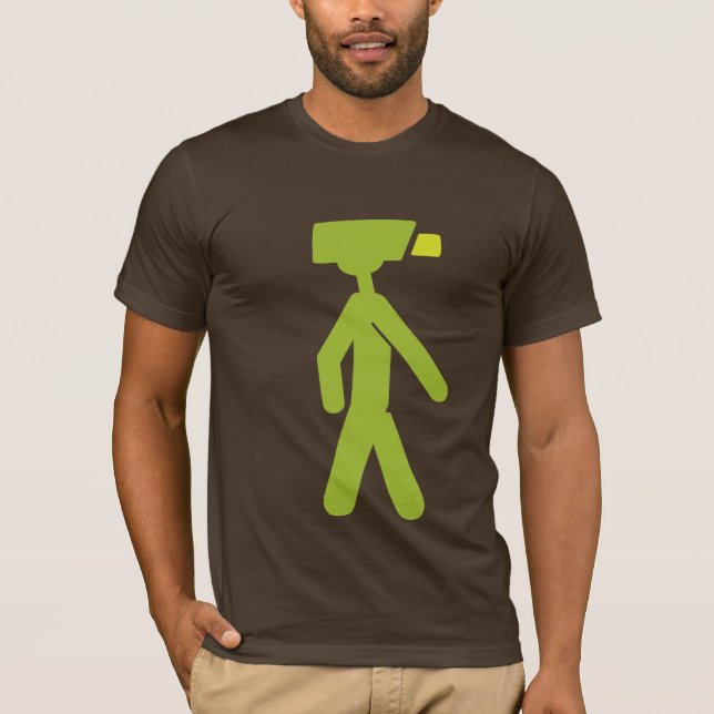 Kamera-Mann T-Shirt (Vorderseite)