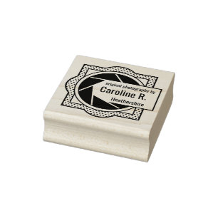 Kamera-Öffnungs-personalisierte Gummistempel