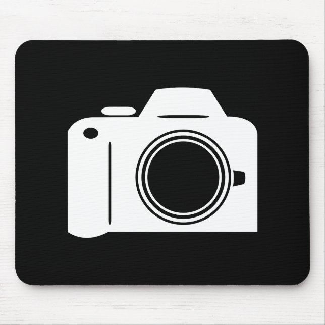 Kamera-Piktogramm Mousepad (Vorne)