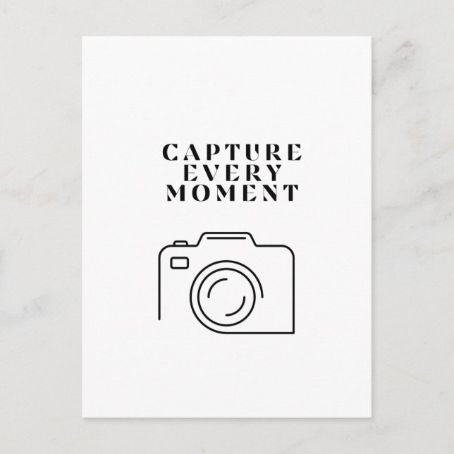 Kamera-Postkarte Postkarte (Vorderseite)