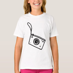 Kamera - Ringer-T-Shirt für Mädchen T-Shirt