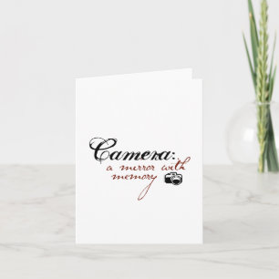 Kamera: Spiegel mit Speicher Karte