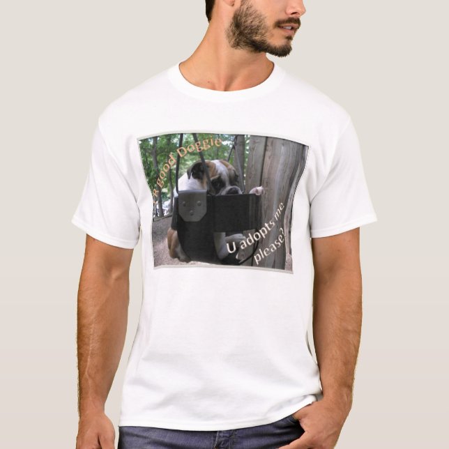 Kamerad-Bulldogge mustert T - Shirt (Vorderseite)