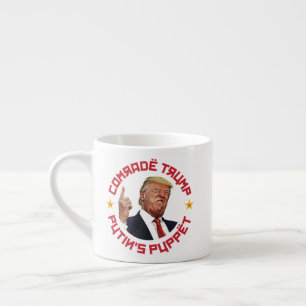 Kamerad Trump: Putins Puppe, sowjetische Illustrat Espressotasse