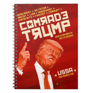 Kamerad Trump - sowjetisches Poster Notizblock