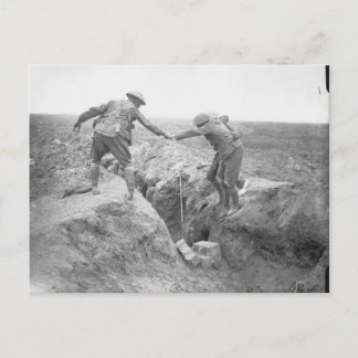 Kameraden bei der Schlacht von Ginchy, The Somme,  Postkarte