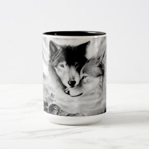 Kameraden für immer zweifarbige tasse