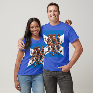 Kameradschaft einer lärmenden Rugby-Mannschaft T-Shirt