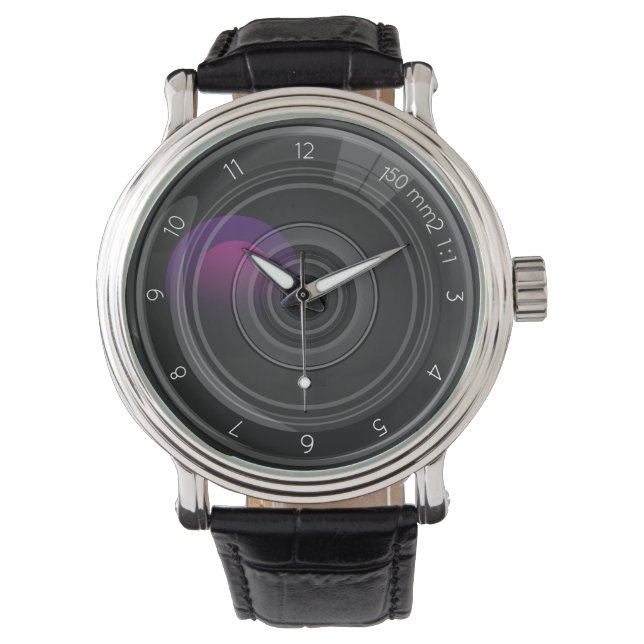 Kameraleuchten Armbanduhr (Vorderseite)