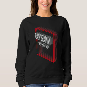 Kameramann Berufstitel Würdigung Retro Sweatshirt
