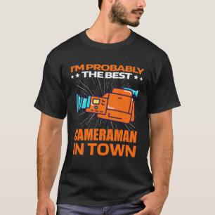 Kameramann Beste Videografie Videograf Kameramann T-Shirt