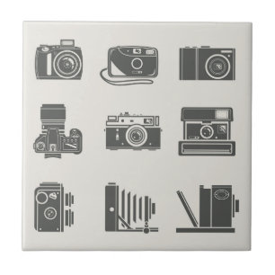 Kameras Vintage Fotografie Fliese