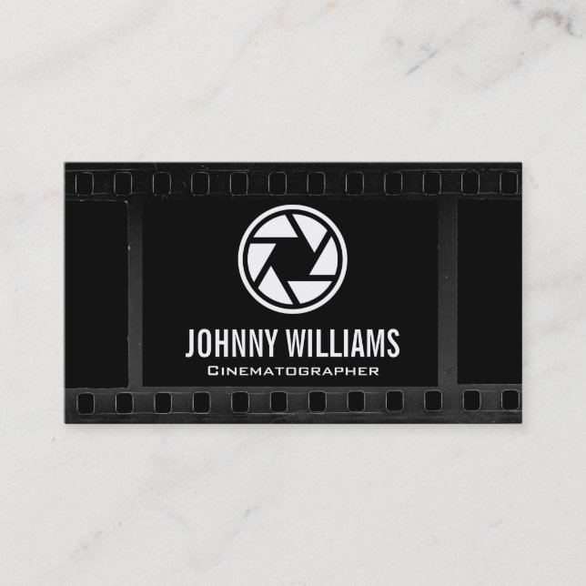 Kameraschließleuchten | Hintergrund Visitenkarte (Vorderseite)