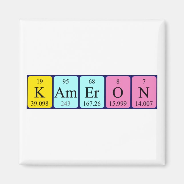 Kameron Periodenmagnet Magnet (Vorne)