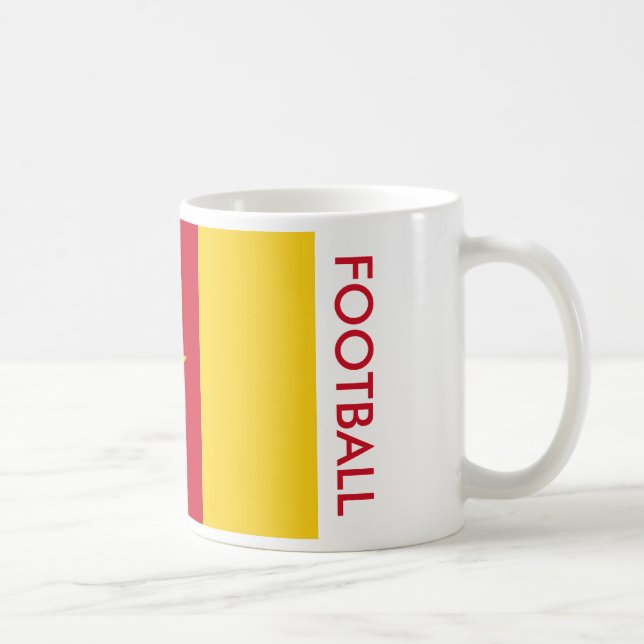 KAMEROON-FUSSBALL KAFFEETASSE (Rechts)