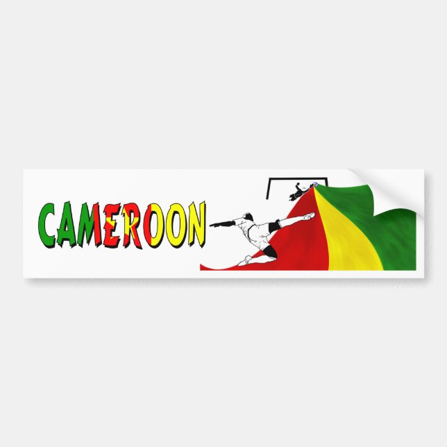 Kamerun Autoaufkleber (Vorne)