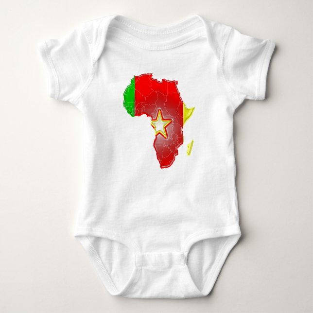 Kamerun Baby Strampler (Vorderseite)