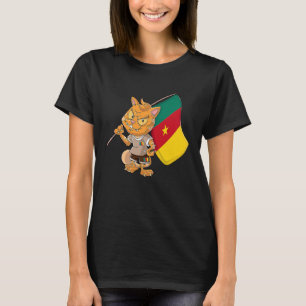 Kamerun-Fan-Katze T-Shirt
