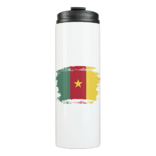 Kamerun Flagge Thermosbecher